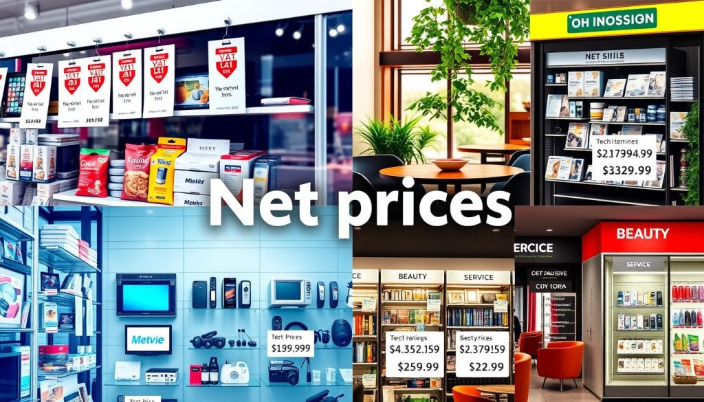Branchenspezifische Nettopreise im Handel und Dienstleistungssektor