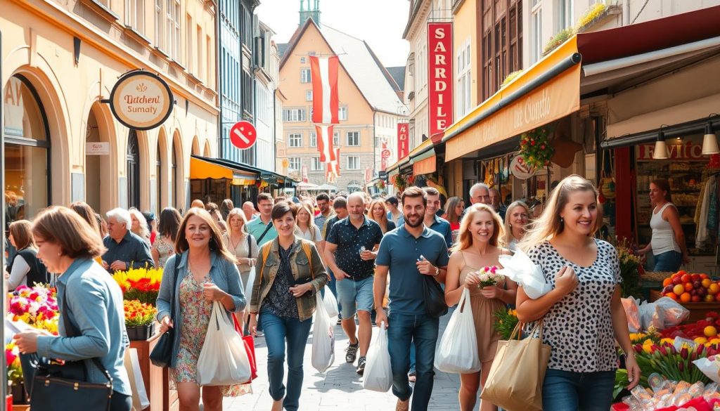 Verkaufsoffener Sonntag Shopping-Events